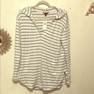 Quarter sleeve hoodie